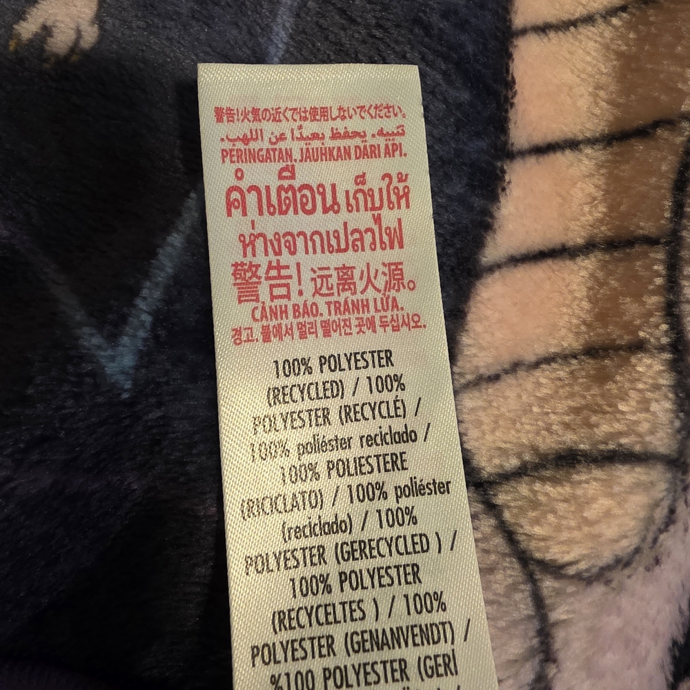 Disney Purple Figment Throw Blanket - Picture 7 of 8
